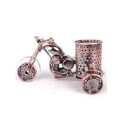 1 bronze accessoires de rangement de bureau créatifs Harley moto amour porte-stylo en métal modèle de moto en fer noir ornements de décoration de