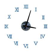 12 les Constellations Autocollant Horloge 3D Bricolage Chiffres Romains Acrylique Horloge Murale DéCor à