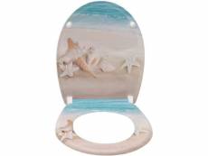 Abattant wc couvercle wc soft close pour couvette o siège de toilette.meilleure plage de sable