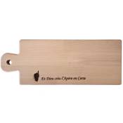 Corse - Planche rectangulaire en bois de hêtre gravé