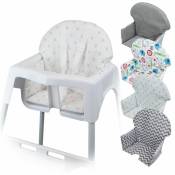 Housse d'assise pour chaise haute bébé enfant gamme