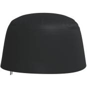 Housse de chaise œuf suspendue noir ø 190x115 cm