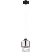 Lampe à suspension lampe à suspension lampe de salle à manger plafonnier cristaux de verre d 15 cm