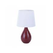 Lampe de bureau Versa Camy Rouge Céramique (20 x 35 x 20 cm)