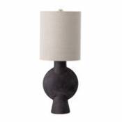 Lampe de table / Lin & terre cuite - H 54 - Bloomingville beige en tissu