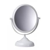 Miroir Grossissant à poser (X5) - Blanc- Diamètre: