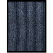 Paillasson rayé Bleu 60x80 cm - Bleu - Vidaxl