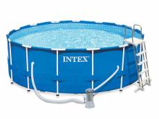 Piscine tubulaire metal frame ronde 4,57 x 1,22 m - intex INT28242NP