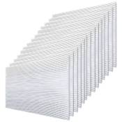 Plaque de polycarbonate creux 10.25 m² 14 unités Plaques à double paroi 4mm d'épaisseur Serre abri - Hengda