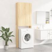 Prolenta Premium - Maison du'Monde - Meuble pour machine à laver Chêne sonoma