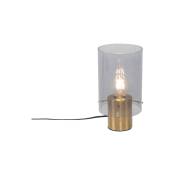 Qazqa - vidra - Lampe de table - 1 lumière - ø 140