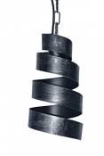 Suspension métal spirale design style industrielle