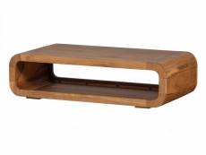 Table basse - bois - naturel - 32x120x60 - basiclabel - kin