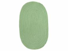 Tamtam - tapis en coton effet cordage vert basilic 50x80