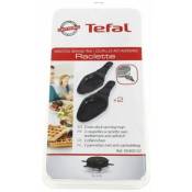 Tefal - coupelle ovale noir (x2) pour raclette