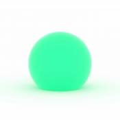 Tekcnoplast - Lampe à poser ronde boule sphérique mod. Hoop ø 50 cm Lumière Verte avec alimentation par Câble