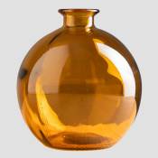 Vase en verre recyclé Kimma SKLUM - Ambre jaune