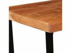 Vidaxl table de bar bois massif d'acacia 60x60x107
