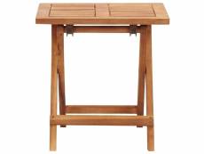 Vidaxl table pliable de jardin 40x40x40 cm bois d'acacia