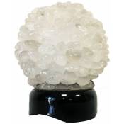 Zen Et Ethnique - Lampe 13 cm ronde en quartz polis