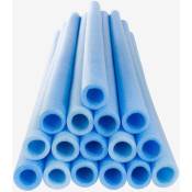 Arebos - 16x Tubes en mousse pour trampoline Rembourrage pour tubes 84 cm Mousse pour barre de filet Bleu pour 8 barres Personnalisable - Bleu