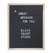 black velvet studio Tableau à Lettres Word, Bois et