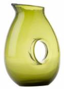 Carafe Jug with hole / 1 Litre - Pols Potten vert en verre