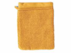 Gant de toilette 16x21 cm juliet jaune 520 g/m2
