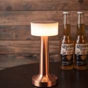 Groofoo - Bar Lampe de table - Utilisation intérieure ou extérieure - Aussi rechargeable par cable usb inclus - 3 niveaux de gradation - Lumière