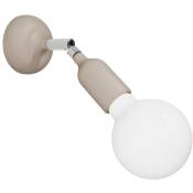 Lampe Fermaluce en silicone avec articulation Avec ampoule - Desert Brown - Avec ampoule