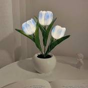 Led tulipe Night Light Simulation lampe de table de