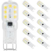 Lrapty - Ampoule Led G9, 3W G9 Led Lampes(Équivalent
