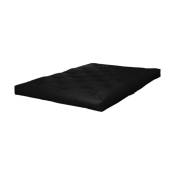Matelas futon 2 places noir 140 x 200 cm Comfort -
