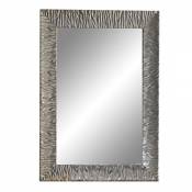 - Meuble salle de bain - Miroir cadre bois Silver Parigi