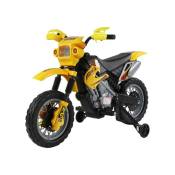 MH - Moto Cross Électrique Enfants Booster jaune