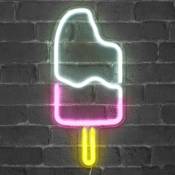 Neon Glace Esquimeau 45 cm - Prise et Interrupteur
