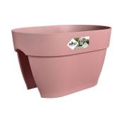 Pot de fleurs - Vibia Campana Flower Bridge 40 - Rose Poussiere - Balcon exterieur - l 26 x w 39 x h 22 cm - Elho