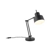 QAZQA chappie - Lampe de table - 1 lumière - L 345 mm - Noir - Rétro - éclairage intérieur - Salon I Chambre - Noir