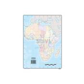 Selvi - a4 carte politique de l'afrique -50u-
