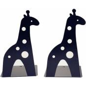 Serre-livres en métal antidérapant en forme de girafe