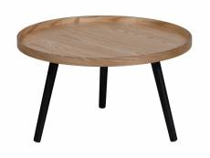 Table d'appoint ronde bois l - mesa - woood 06904378