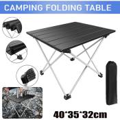 Table de Camping Pliante Mobilier Léger Cadre Aluminium