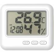 Thermomètre électronique mural - Maîtrisez votre environnement intérieur grâce à une mesure précise de la température et de l'humidité