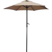 Vera parasol Ø180cm taupe.