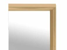 Vidaxl miroir doré 100x60 cm