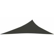 Voile d'ombrage 160 g/m² Anthracite 4x5x6,8 m pehd