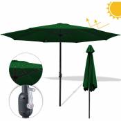 3,5m Parasol de marché de avec manivelle UV40+ Parasol d'extérieur Patio Garden Umbrella,Green - Einfeben