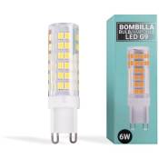 Ampoule led G9 6W - 220-240V ac - Blanc Froid - Blanc Froid