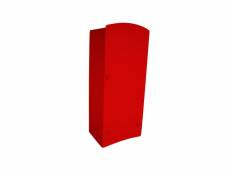 Armoire enfant 1 porte + 1 tiroir isla rouge 12.600IS-Red