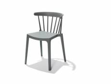 Chaise de restaurant empilable windson en polypropylène - matériel chr pro - vert - polypropylène